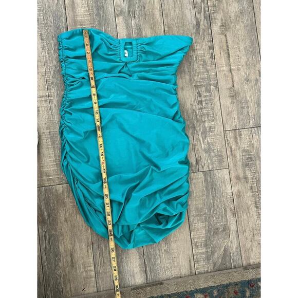 Superdown Green Front Cut-out Hollie Strapless Mini Dress Size XL - Picture 9 of 11